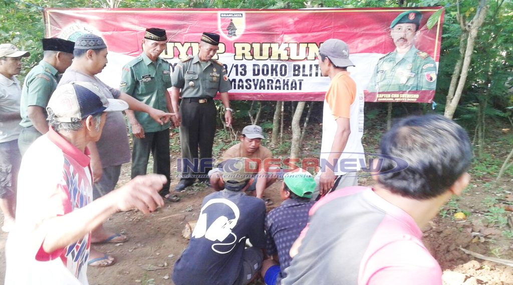 Guyub Rukun” Koramil 0808/13 Doko Dan  Masyarakat Melaksanakan Hari Raya Idul Adha