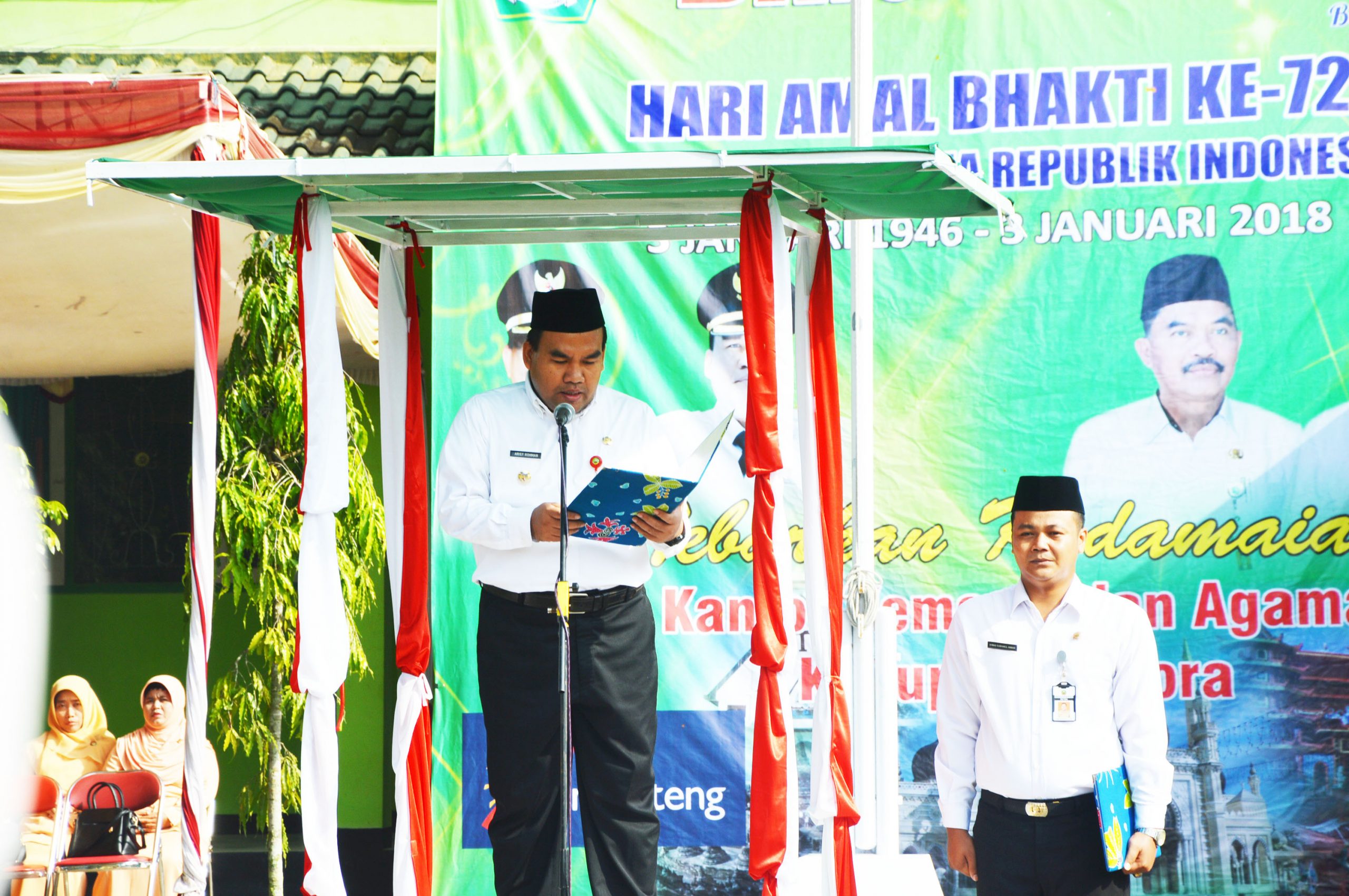 Peringati Hari Amal Bhakti Ke 72, Kemenag Blora Gelar Upacara Bendera