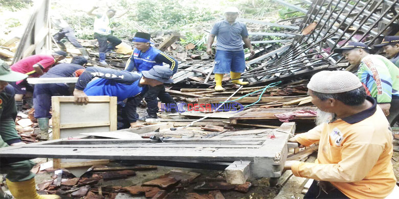 Pramuli Banyumas Bantu Tangani Longsor di Purwojati