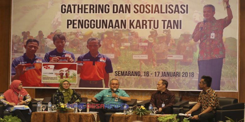 Februari 2018 Semua Kartu Tani Sudah Didistribusikan Di Jawa Tengah