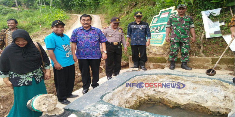 Dampingi Wakil Bupati, Danramil Tegalombo Tinjau Lokasi Sendang Jenderal Soedirman