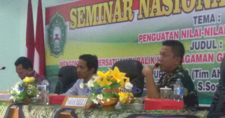 Dandim Madiun Berikan Wawasan Kebangsaan Dalam Seminar Nasional Kebangsaan