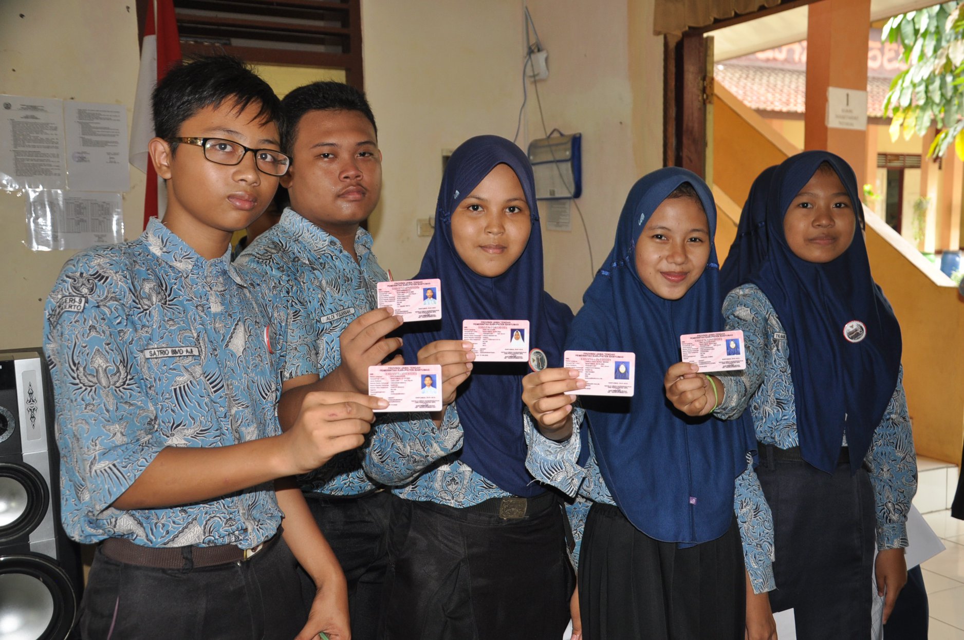 Siswa SMP N 9 Purwokerto Membuat KIA Massal