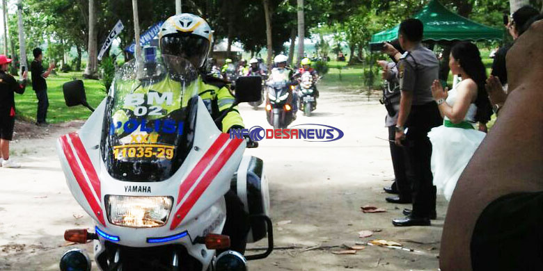 Kapolres Lampung Selatan Bersama Jajaranya Touring Yamaha N Max