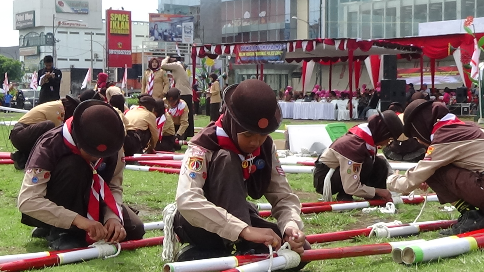 SMP Desa Juarai Pionering Banyumas Police Expo