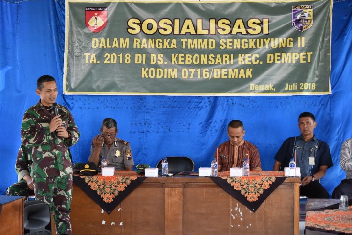 Tmmd Sengkuyung Tahap II Di Wilayah Kodim Demak Mulai Di Sosialisasi