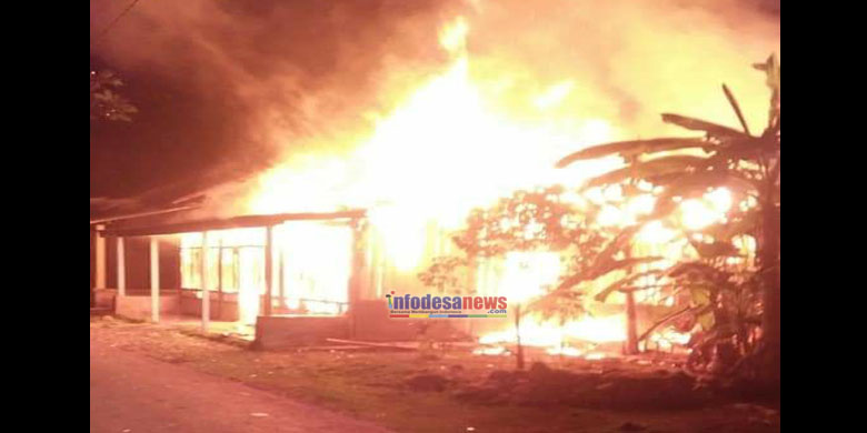 Rumah Tahrir Warga Alasmalang Kemranjen Ludes Terbakar