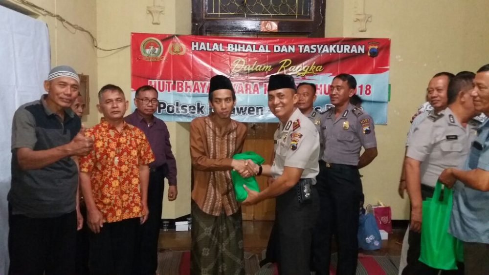 Peringatan HUT Bhayangkara ke 72 Segenap Jajaran Polsek Se – Blora Gelar Tasayakuran dan Doa Bersama