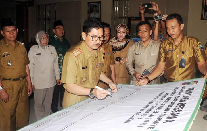 Pemkab Lampung Selatan Menggelar Sosialisasi Imunisasi Maesles Rubella