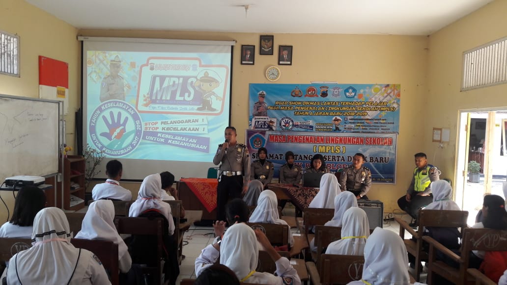 Melalui MOS, Polres Blora Sosialisasikan Tertib Berkendaraan