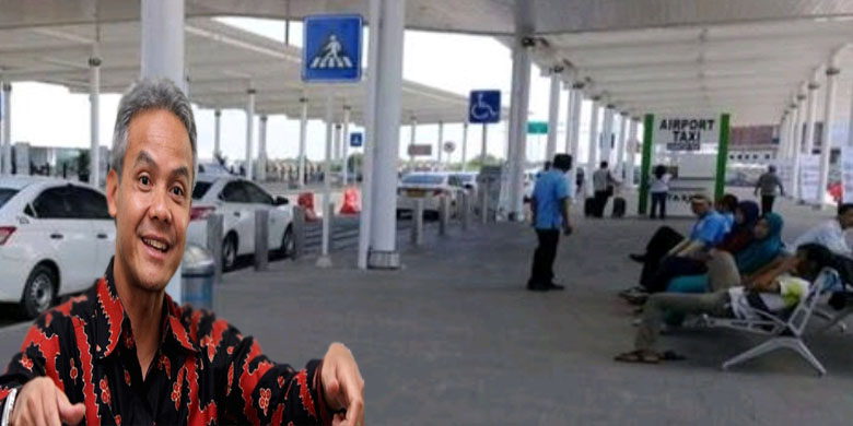 Ganjar Tegaskan Agar Taksi Bermasalah Di Area Bandara Ahmad Yani Dapat Diselesaikan