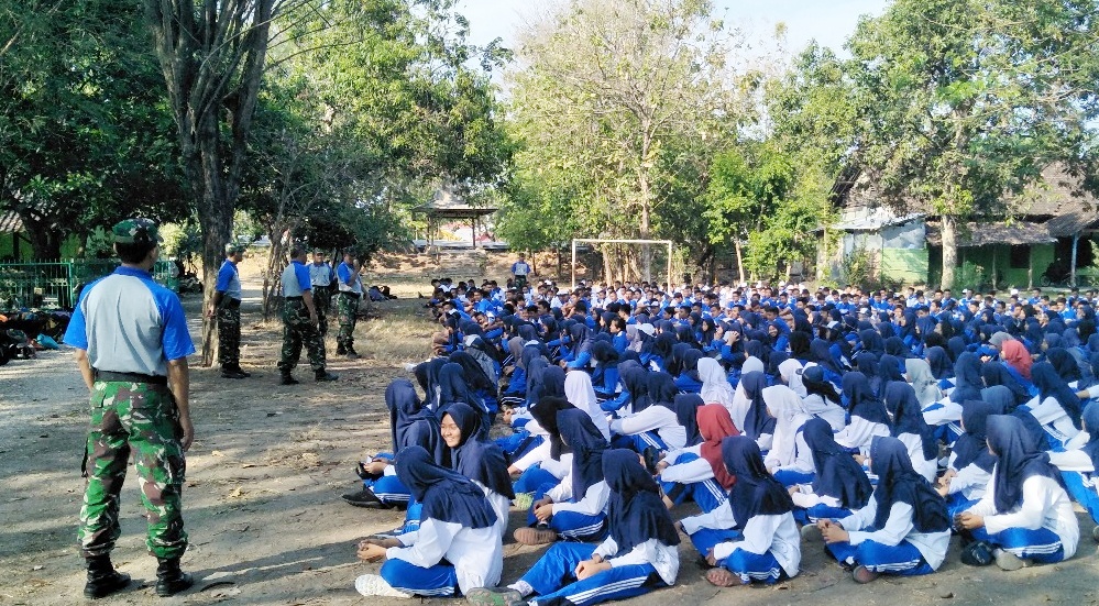 1.625 Siswa/Siswi Smp-Smk Dibekali Bela Negara Makodim 0802/Ponorogo