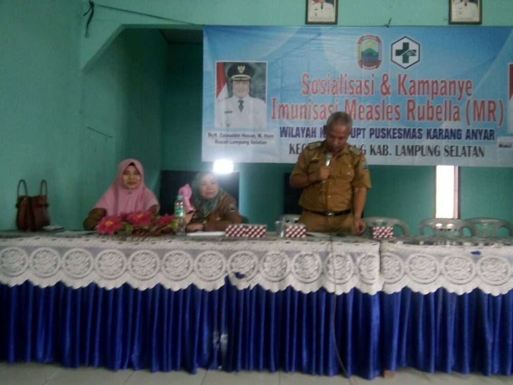 Kepala Puskemas, Sudibyo Sebut  Virus RM Atau Campak Jerman Sangat Cepat Penularanya