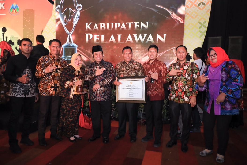 Lampung Selatan Salah Satu Tiga, Diantara  Kabupaten  Penerima Penghargaan Kota Layak Anak
