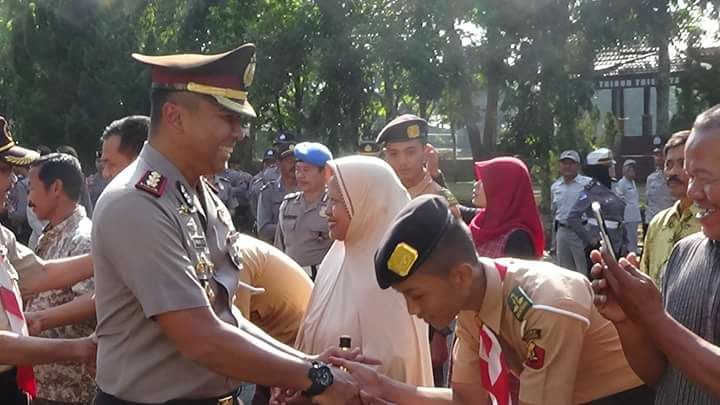 Kapolres Banyumas Lepas Kontingen Persabhara