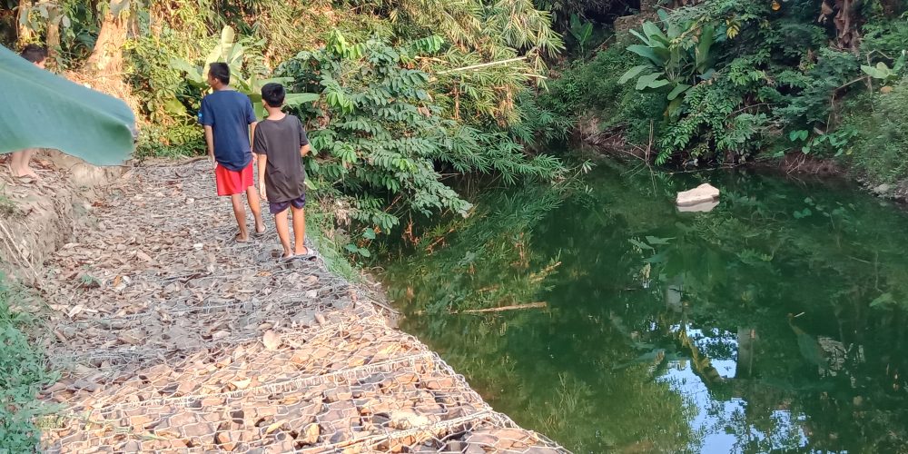 Warna Air Sungai Way Campang Tiga Di Kecamatan Sidomulyo Mendadak Berubah
