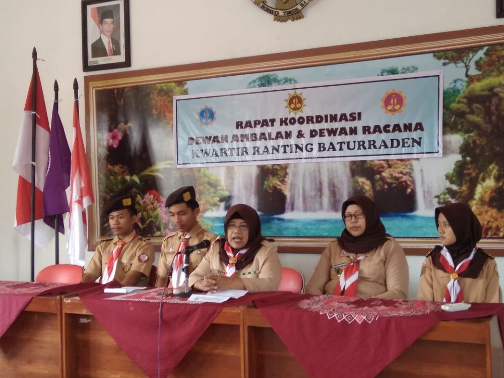 DKR Pramuka Baturraden Gelar Rapat Koordinasi