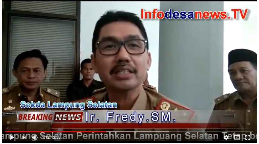 Vidio ; Pemerintahan Lampung Selatan Berjalan Seperti Biasa Pasca Bupati OTT