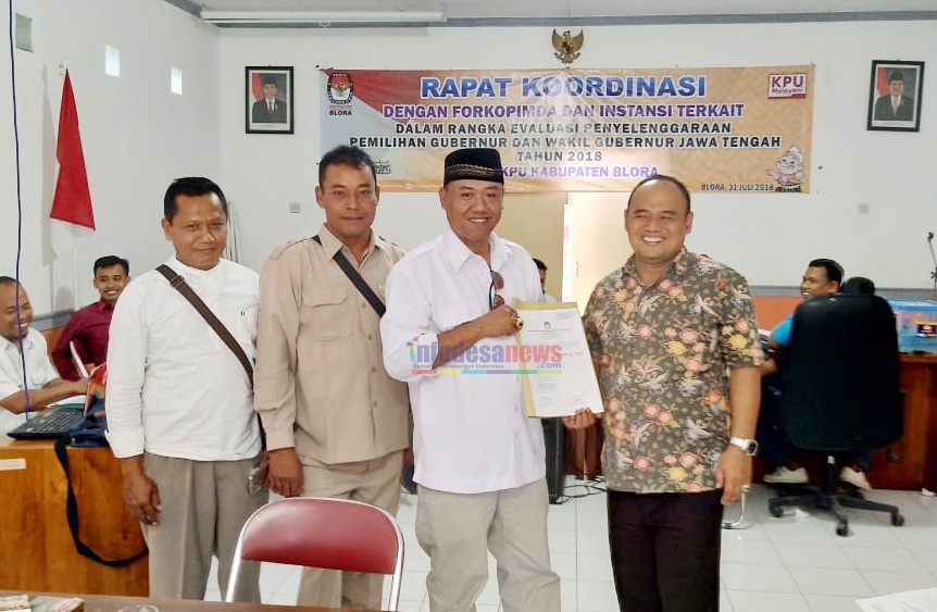 Gerindra Rampungkan Penyerahan Berkas Caleg Ke KPU Blora