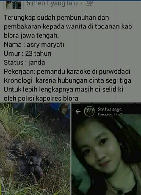 Misteri Indentitas Mayat Perempuan Kian Terungkap