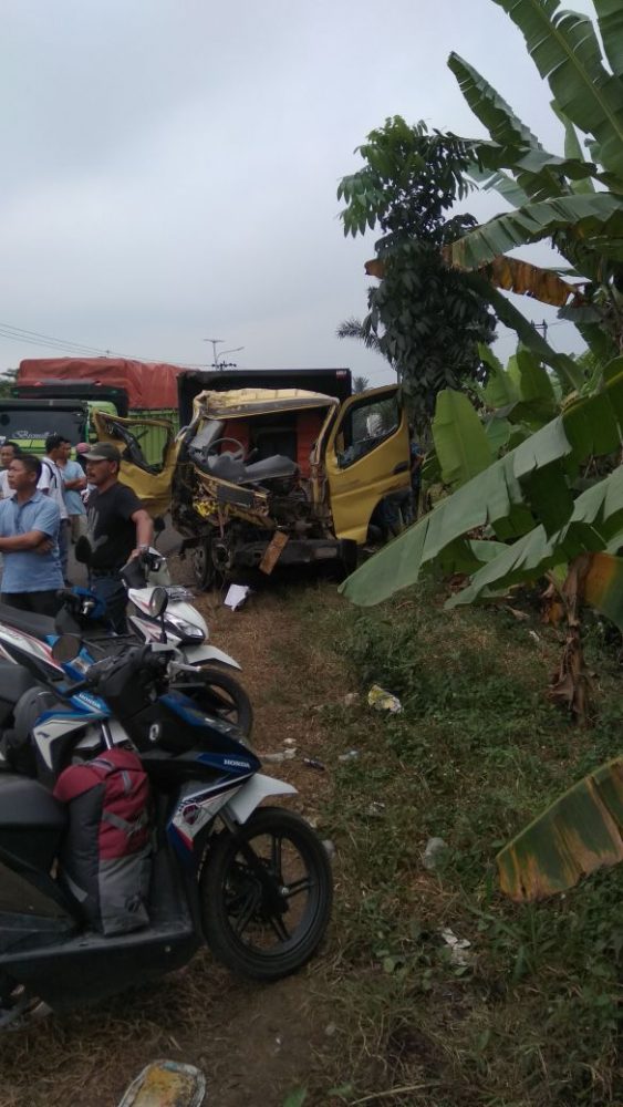 Kecelakaan Lalulintas Di Jalan Lintas Sumatera  Desa Campangtiga Satu Tewas