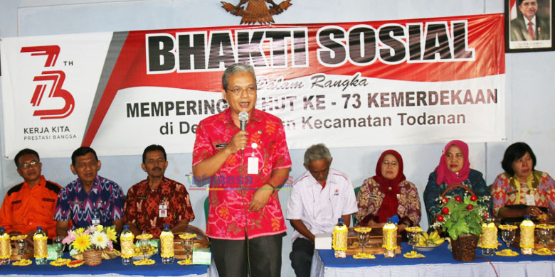 Pemkab Blora Gelar Bakti Sosial dalam Rangka Peringatan HUT RI 73