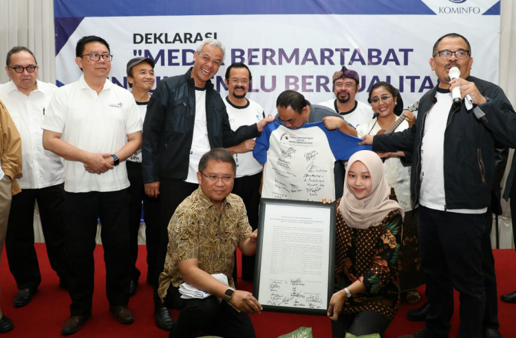 Pencanangan Gerakan Media Bermartabat untuk Pemilu Berkualitas