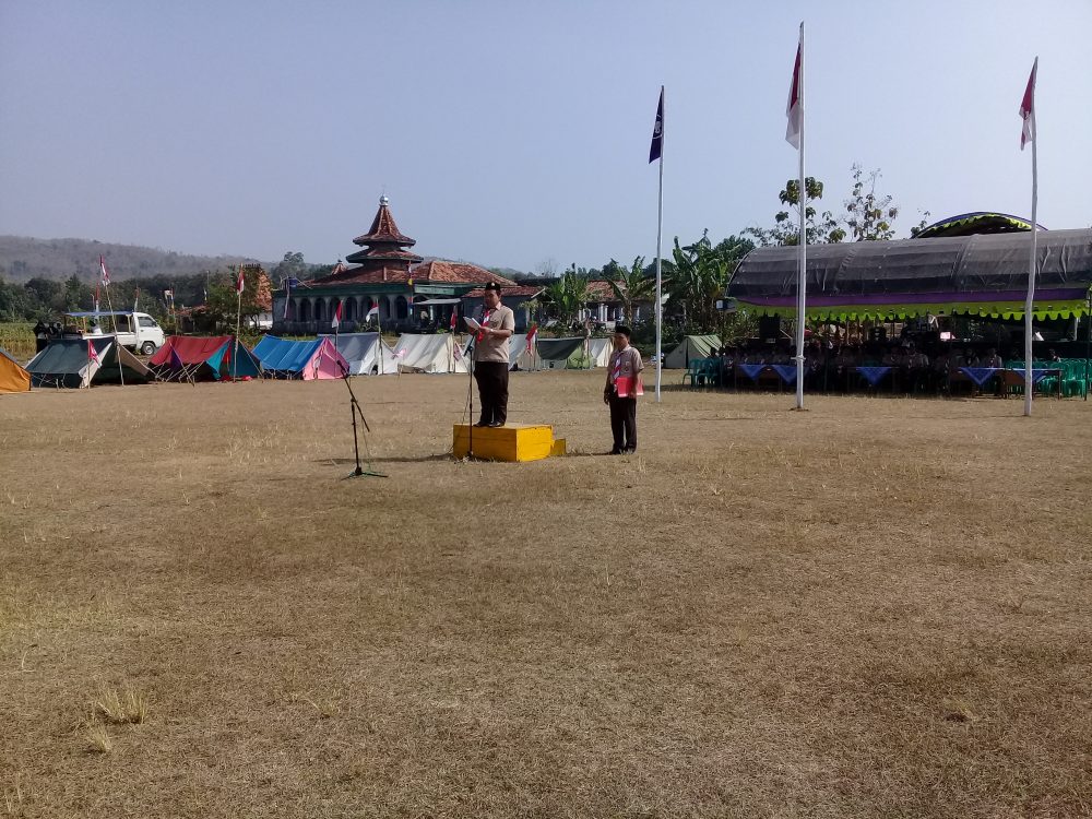 Wabup Blora Pimpin Upacara Peringatan HUT Pramuka Ke-57  Di Kecamatan Todanan