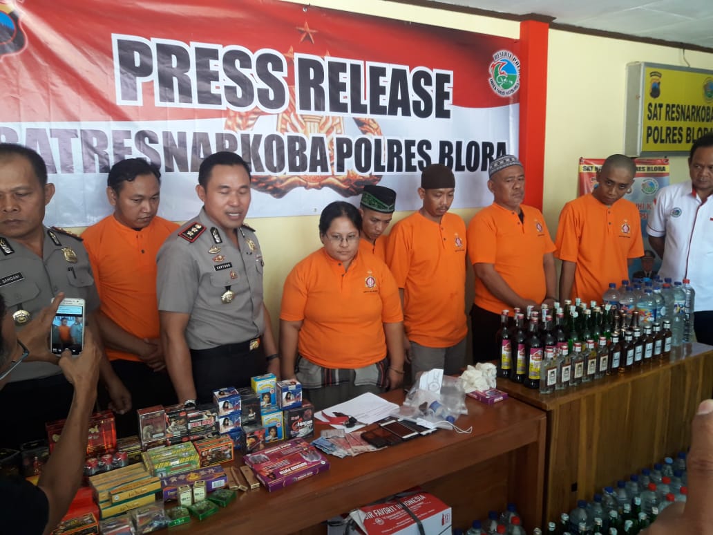 Kasus Narkoba Hasil Operasi Cipta Kondisi Dan Mantap Brata di Rilis