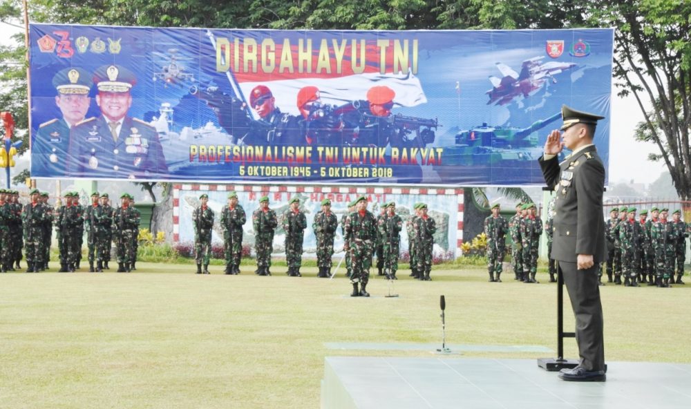 Usia ke-73 tahun, TNI Harus Tangguh terhadap kompleksitas Gejolak Alam