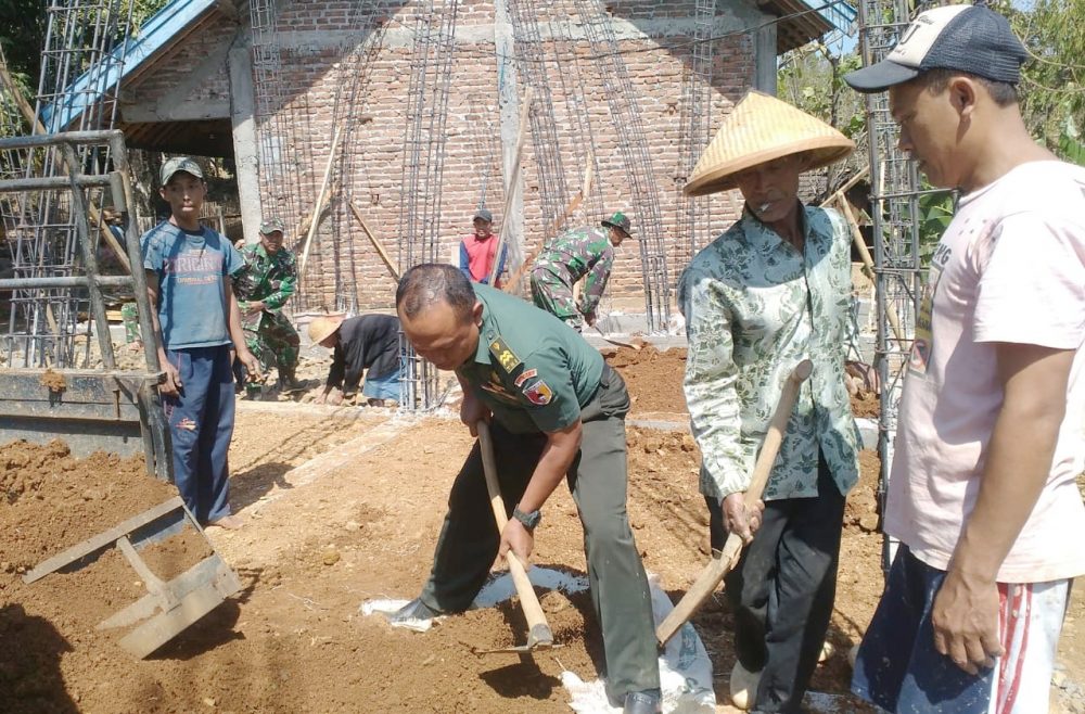 Masjid Darussalam Ngetos Menjadi Sasaran Karya Bhakti Tni