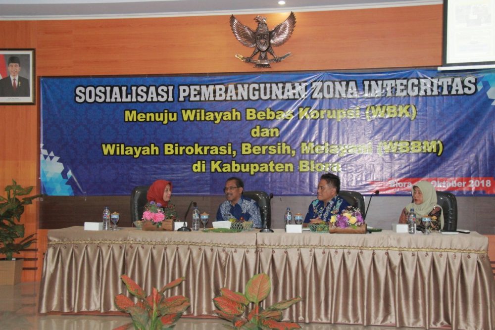Empat OPD Pilot Project Zona Intregasi Bebas Korupsi