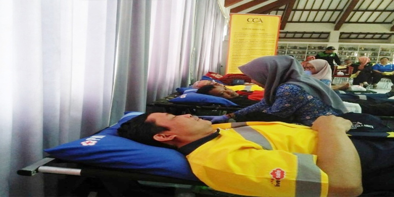 Coca Cola Amatil Jateng Gelar Donor Darah Bersama Masyarakat