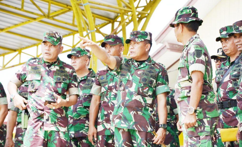 Pangdam Tinjau Lokasi Pentutupan TMMD