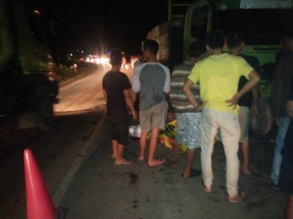 Warga Katibung Lampung Selatan Tewas Hantam Fuso