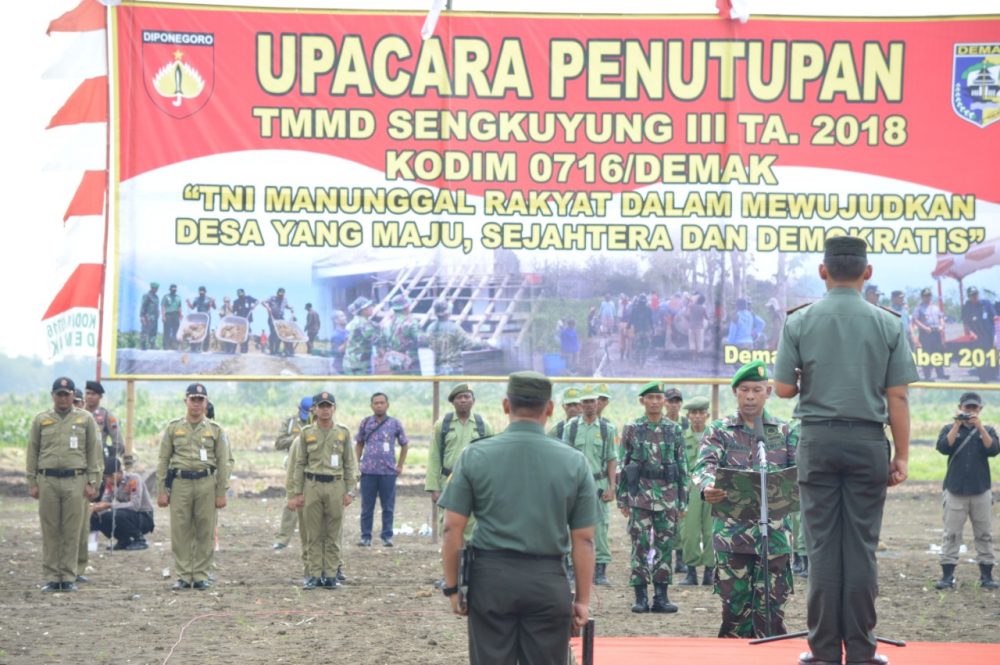 TMMD Sengkuyung III Kodim Demak Di Tutup