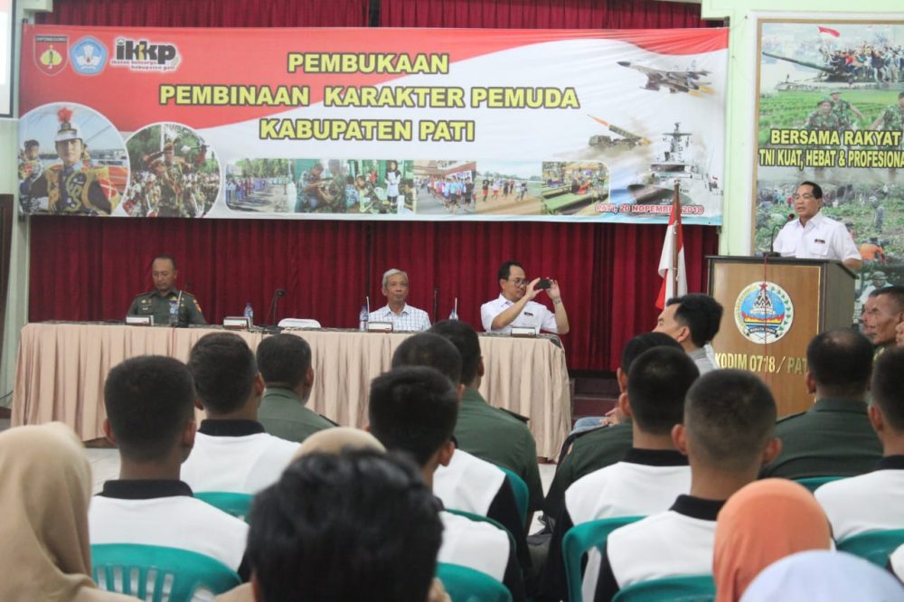 Kodim Pati Bersama IKKP Kabupaten Pati Bentuk Karakter Pemuda Sejak Dini