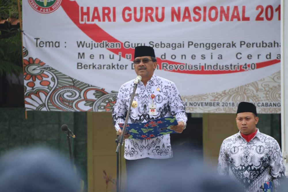 Peringatan Hari Guru Nasional 2018 dan HUT ke 73 PGRI di Pusatkan di Kecamatan Japah