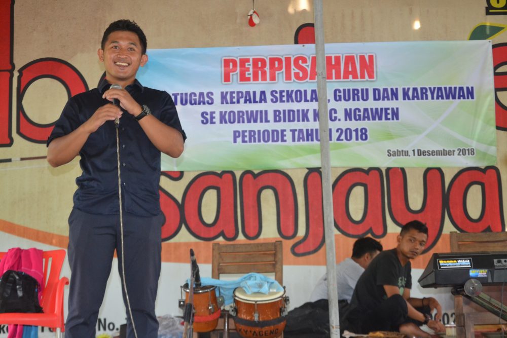 Mas Yoyok Menyapa Pensiunan Kepala sekolah Dasar di Kecamatan Ngawen
