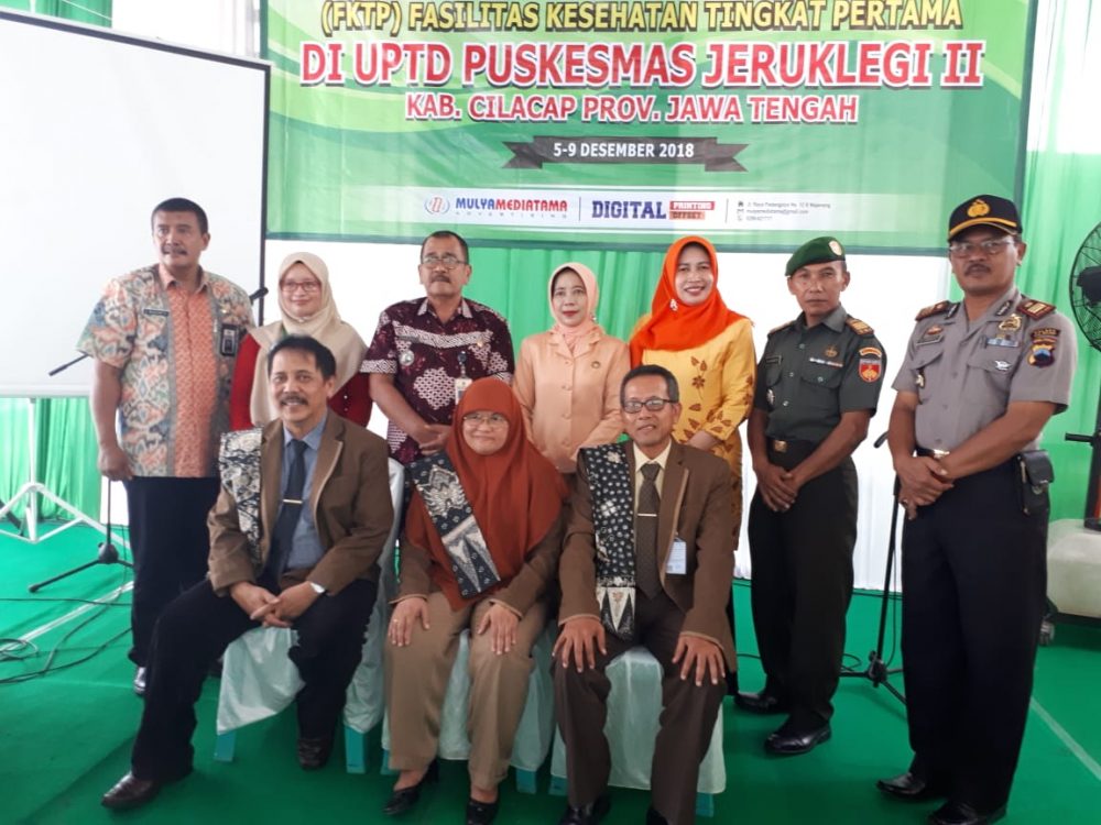 Kunjungan Tim Surveyor Akreditasi FKTP, Jajaran Kodim 0703/Cilacap Dampingi Puskesmas Wilayahnya