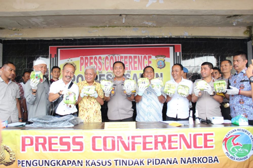 Polres Asahan Tembak 2 Tersangka Sindikat Jaringan Narkoba Internasional, sita 11 Kg Sabu asal Malaysia
