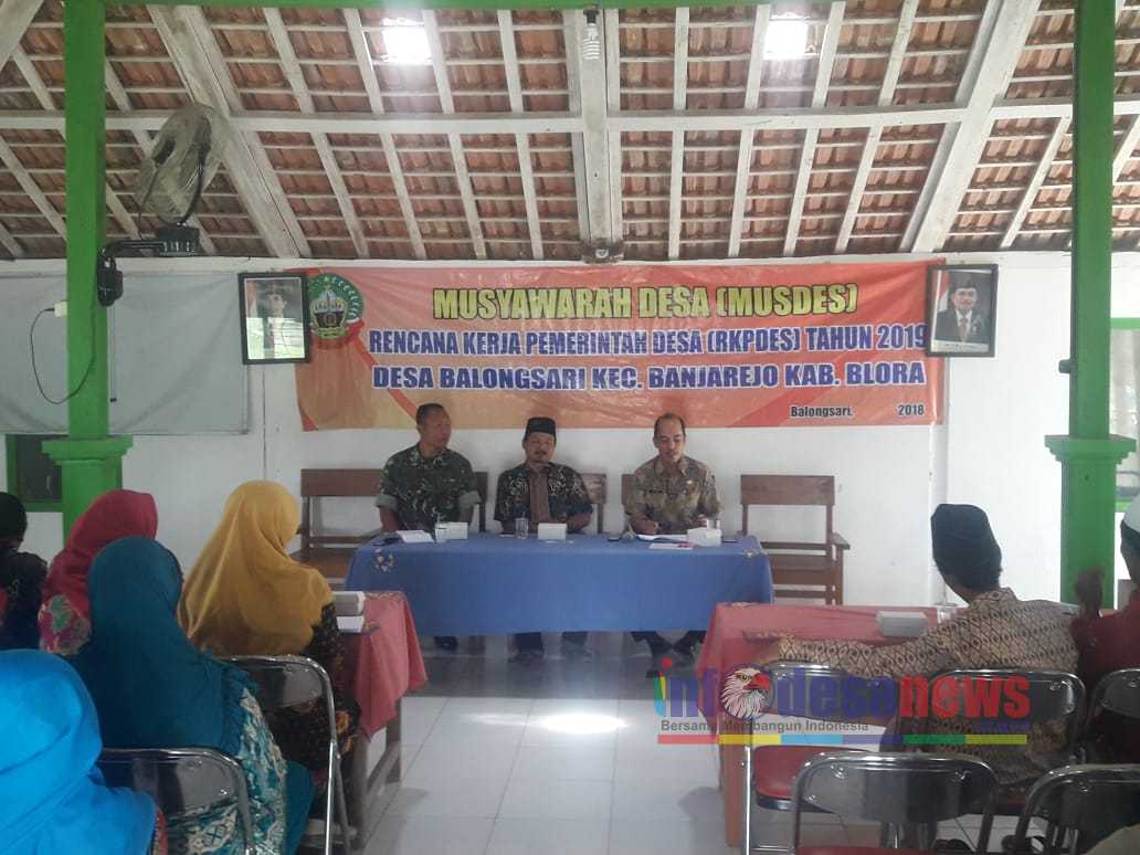 Pelaksanaan Musyawarah Desa Pembangunan Desa Balongsari Tahun 2019