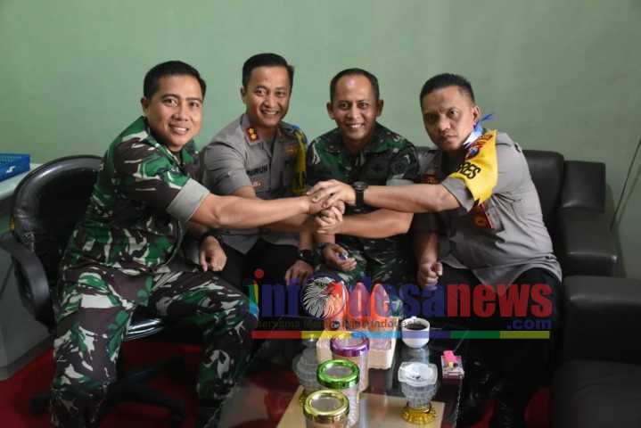 Keakraban Warnai Silaturahmi Pimpinan TNI – Polri Wilayah Madiun