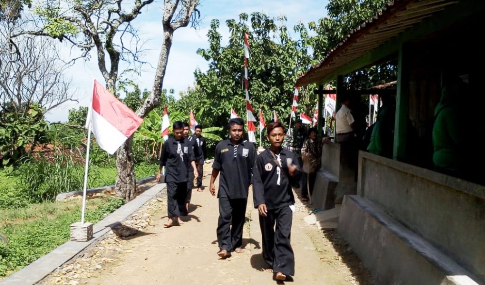 Lagi, Punggawa PSHT Terjun dan Bantu Pekerjaan TMMD