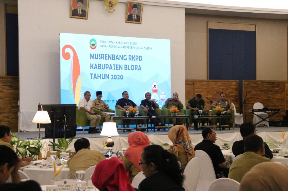 Bupati Djoko Nugroho Membuka Musrenbang RKPD  tahun 2020