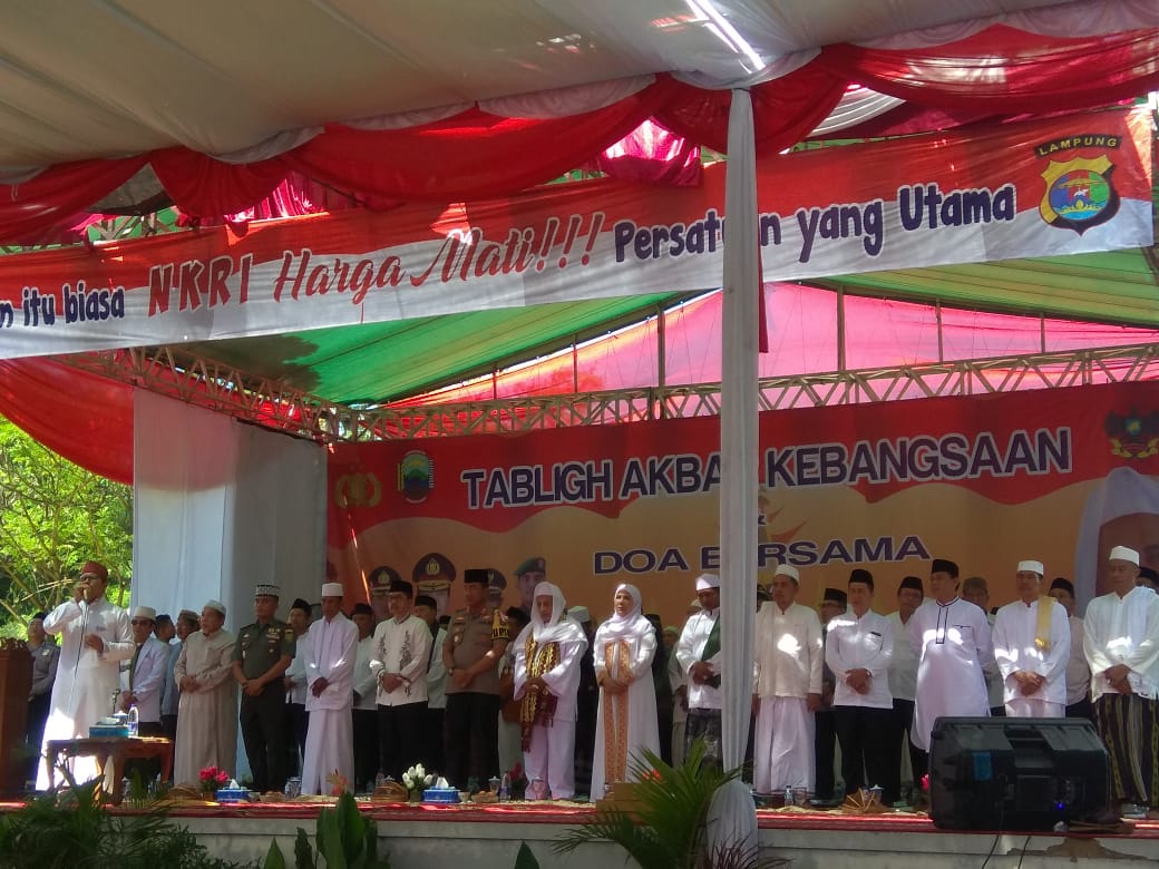 Dandim 0421/Lamsel Hadiri Tabligh Akbar Kebangsaan