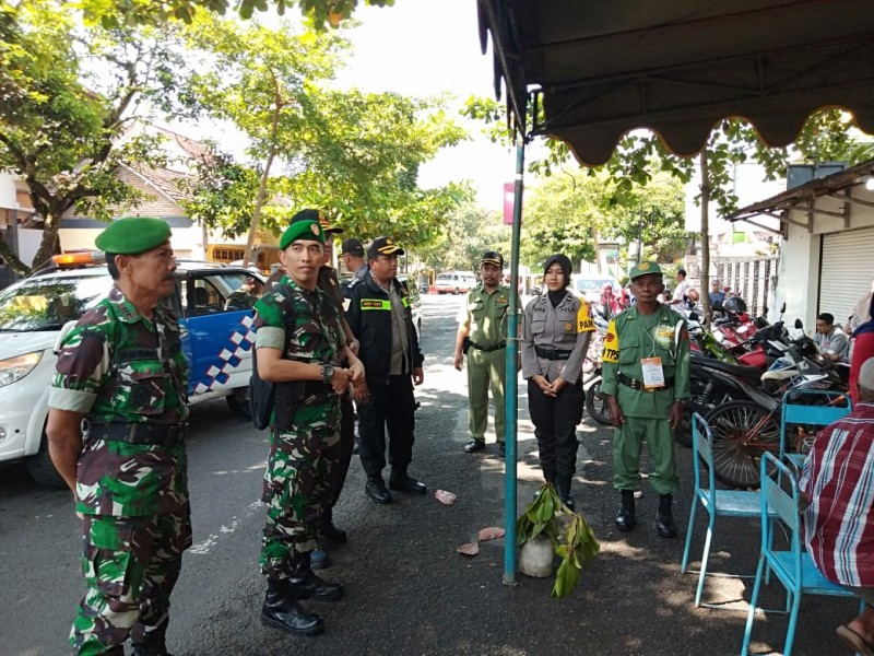 Bersama Forkopimda Dandim Trenggalek Kunjungi Tps Pemilu 2019