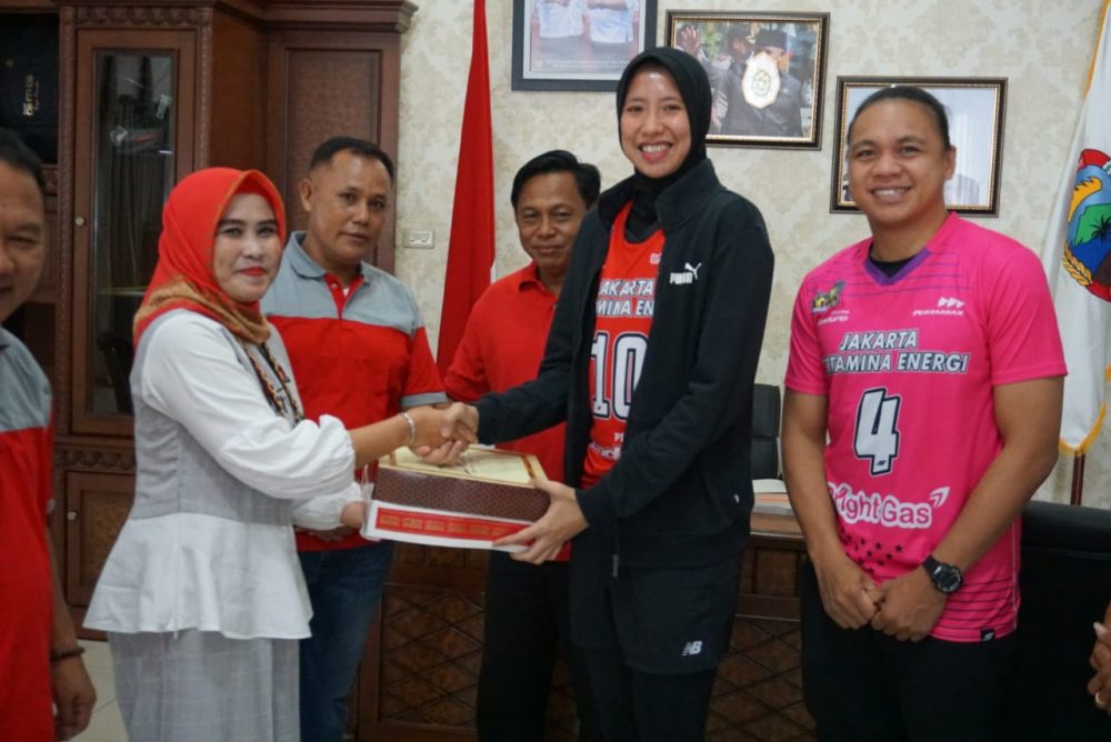 Dua Atlet Voli Nasional Hadir Di Lampung Selatan