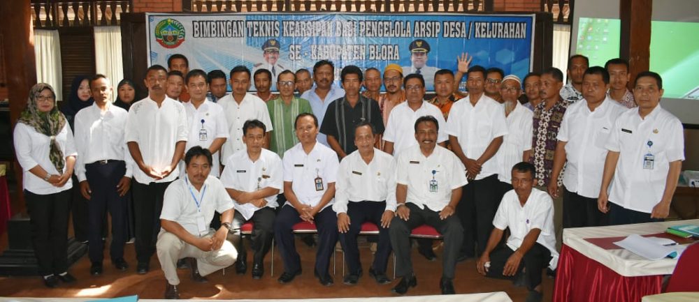 DKP Kabupaten Blora Melaksanakan Bimbingan tehnik Pengelolaan Kearsipan Aparatur Desa / Kecamatan