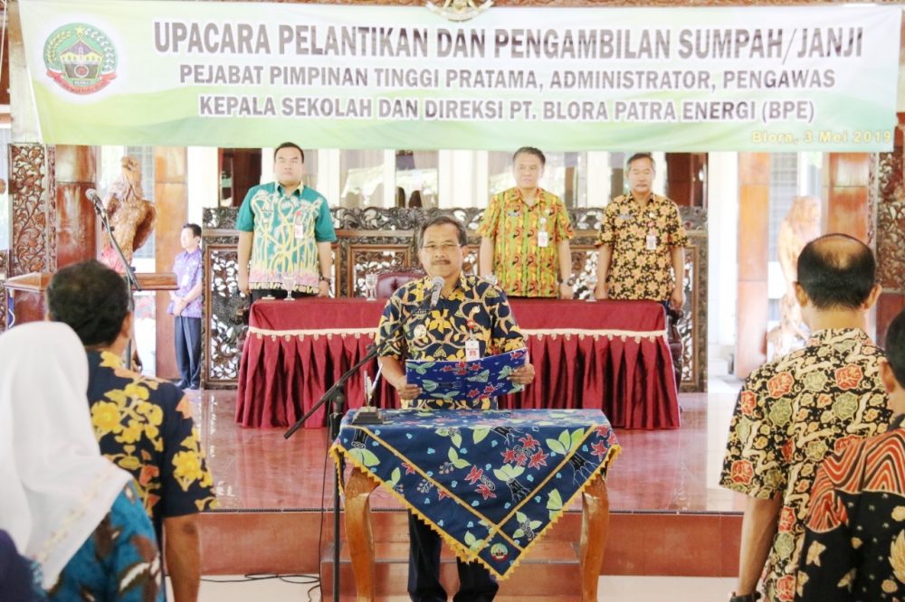 Akhirnya 8 Jabatan Kepala OPD Pemkab Blora Terisi